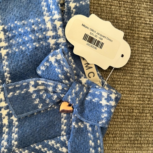 Le’d Bug EMC Milano Stitch Jacquard Dress 6 months - Picture 4 of 9